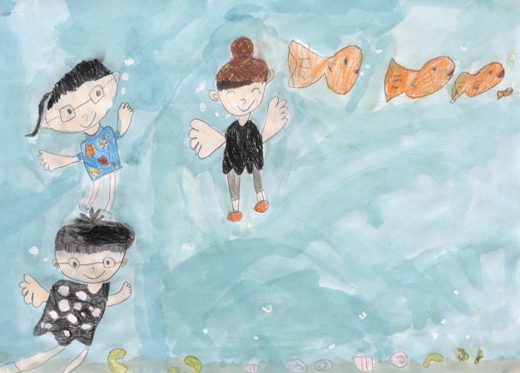 おさかなさんこんにちは