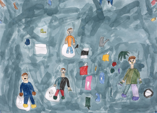 海中ゴミ拾い隊