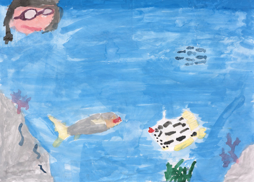 海の中の魚たち