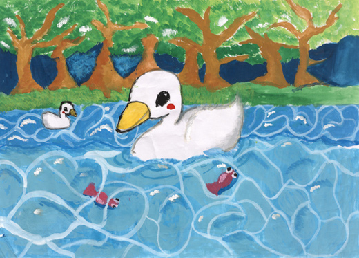 キレイな潮でおよぐ私たち