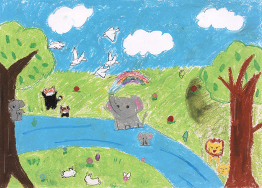 動物たちの平和なくらし