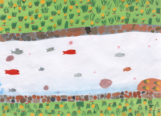 自然いっぱいの川