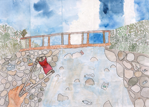 あなたのポイ捨てが世界を変える