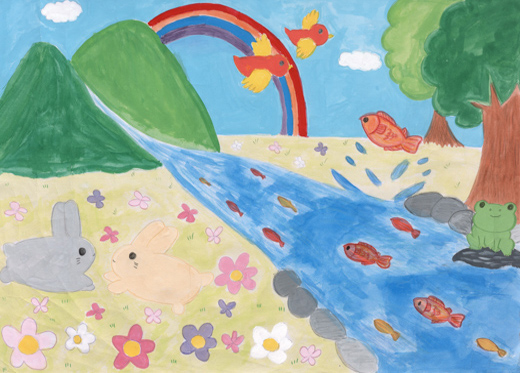 自然と共に明るい世界