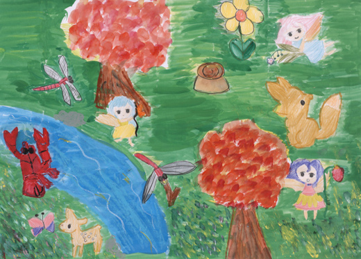 環境がよくなってようせいたちがでてきた！