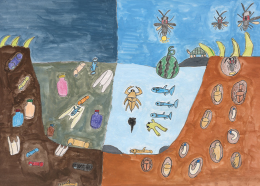 ホタルがまう川をとりもどそう