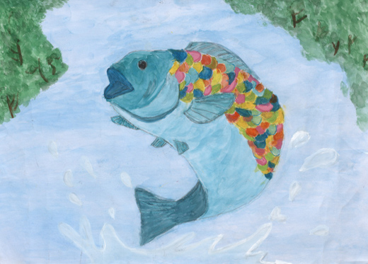 ゆめいっぱいとびはねた