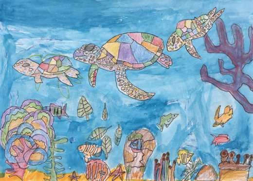 うみがめのさんぽ