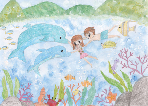 夢のような海の世界