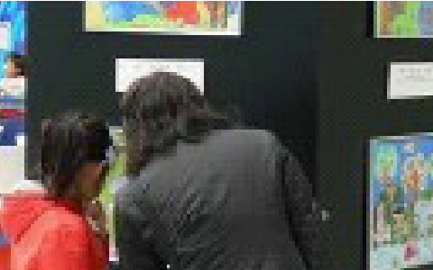 作品展示の様子