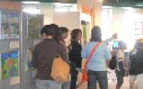 作品展示の様子