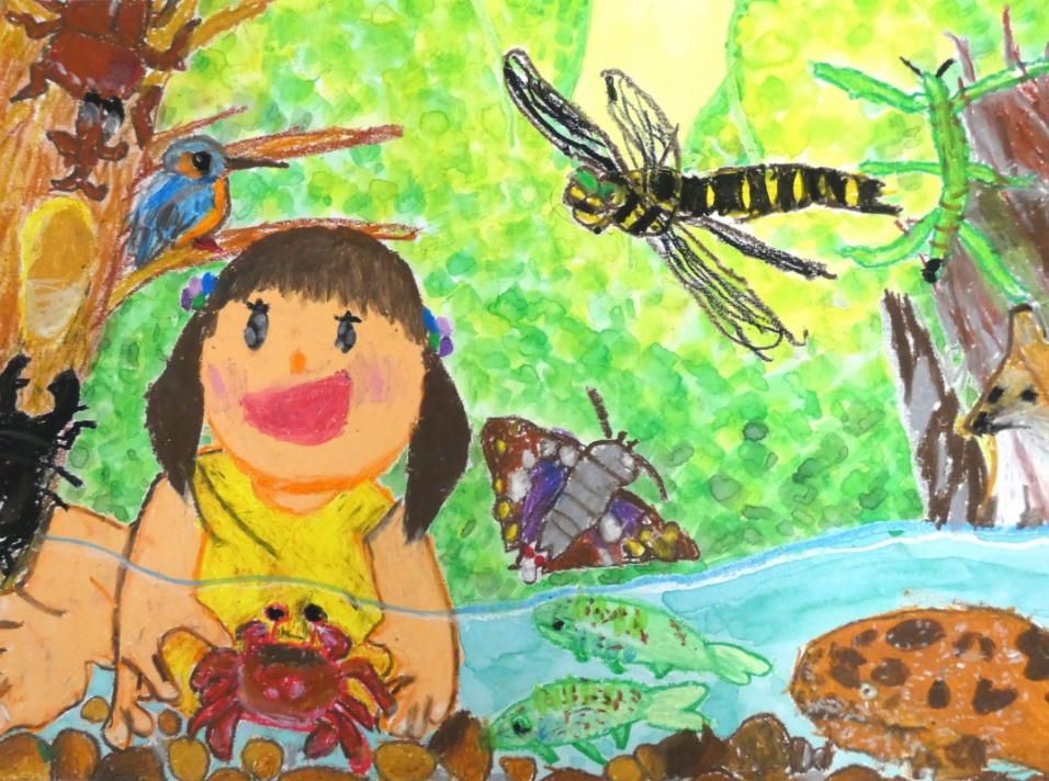 きれいなかわとだいすきないきもの