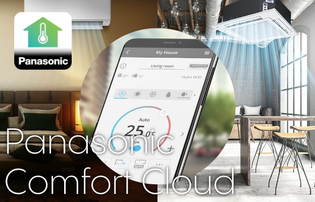 Panasonic Comfort Cloudアプリのアイコンとイメージ画像