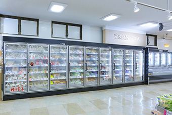 冷凍食品・アイスクリーム売場 写真