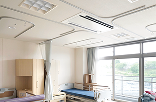 病室（2方向天井カセット形） 設置写真