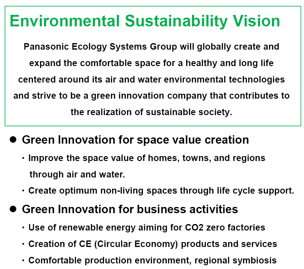 Environmental Sustainability Vision