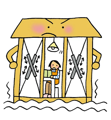 制震：地震の揺れを吸収する