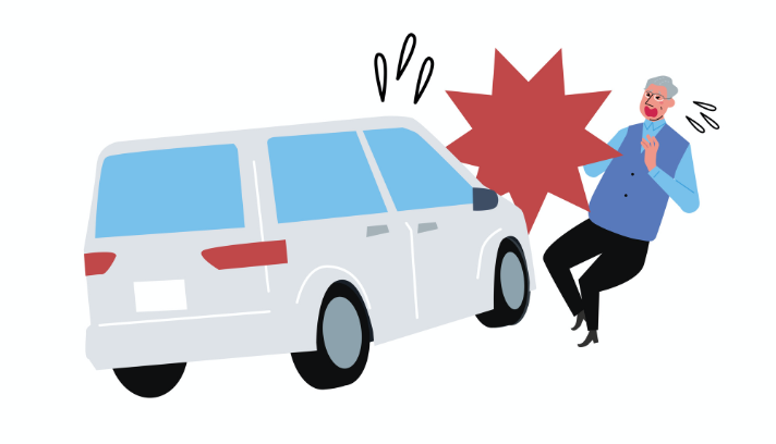 自動車事故で他人にケガをさせてしまった