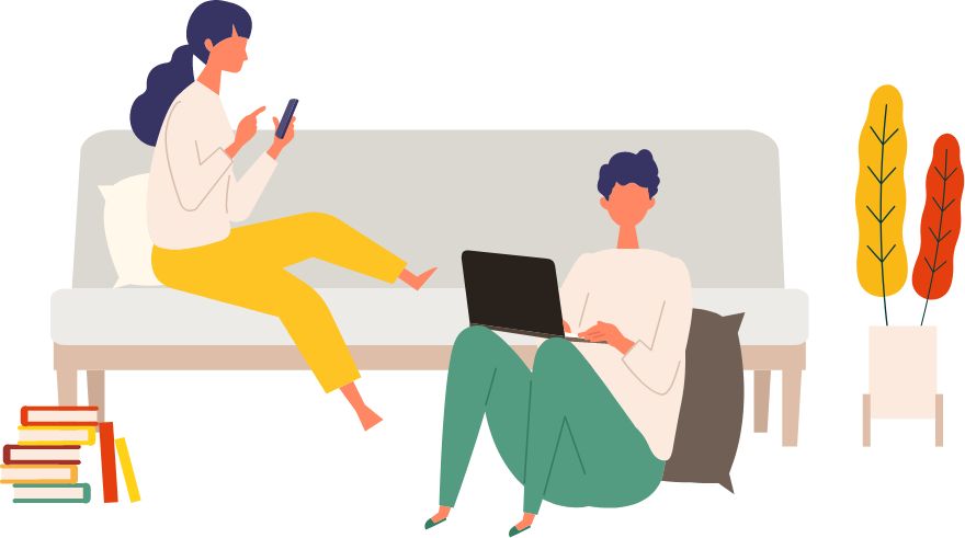 自宅でいつでも確認できる