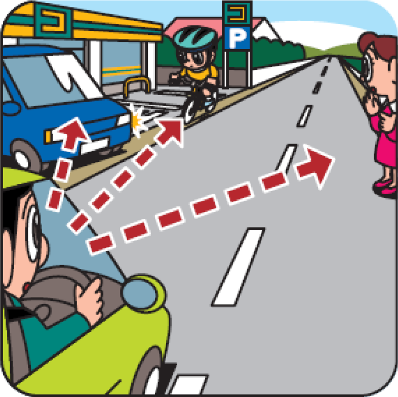 道路横断や飛び出しを予測する