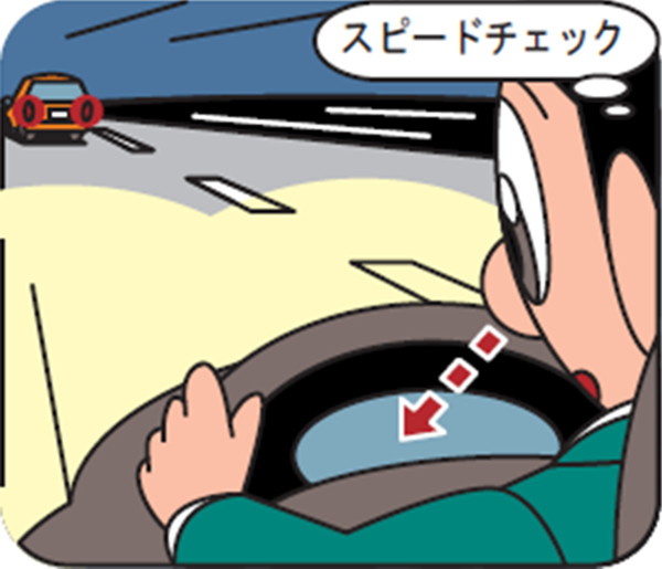 速度をチェックする