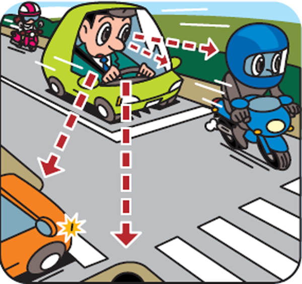 一点注視やぼんやり運転は見落としが増える