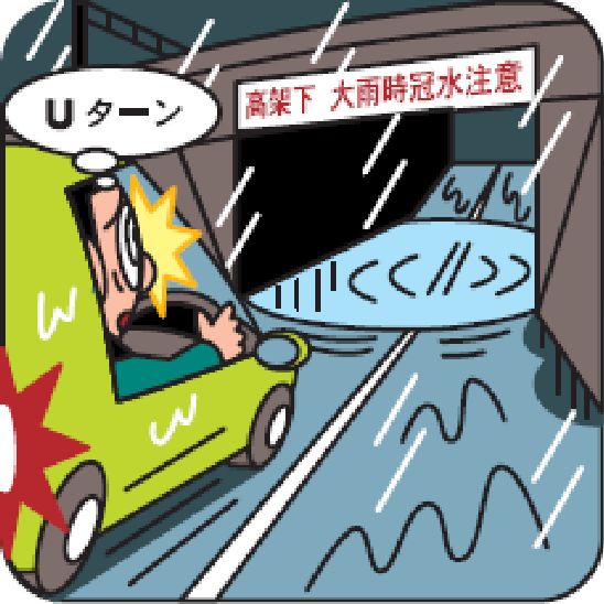 豪雨時や強風時の対応