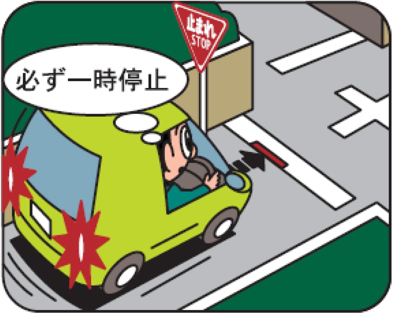 交差点走行時の注意点