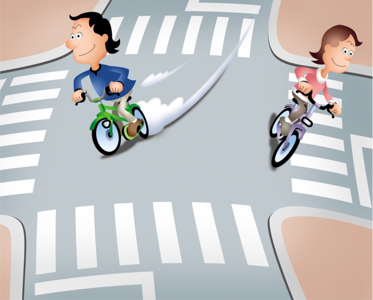 7. 交差点では二段階右折をしなければいけない！