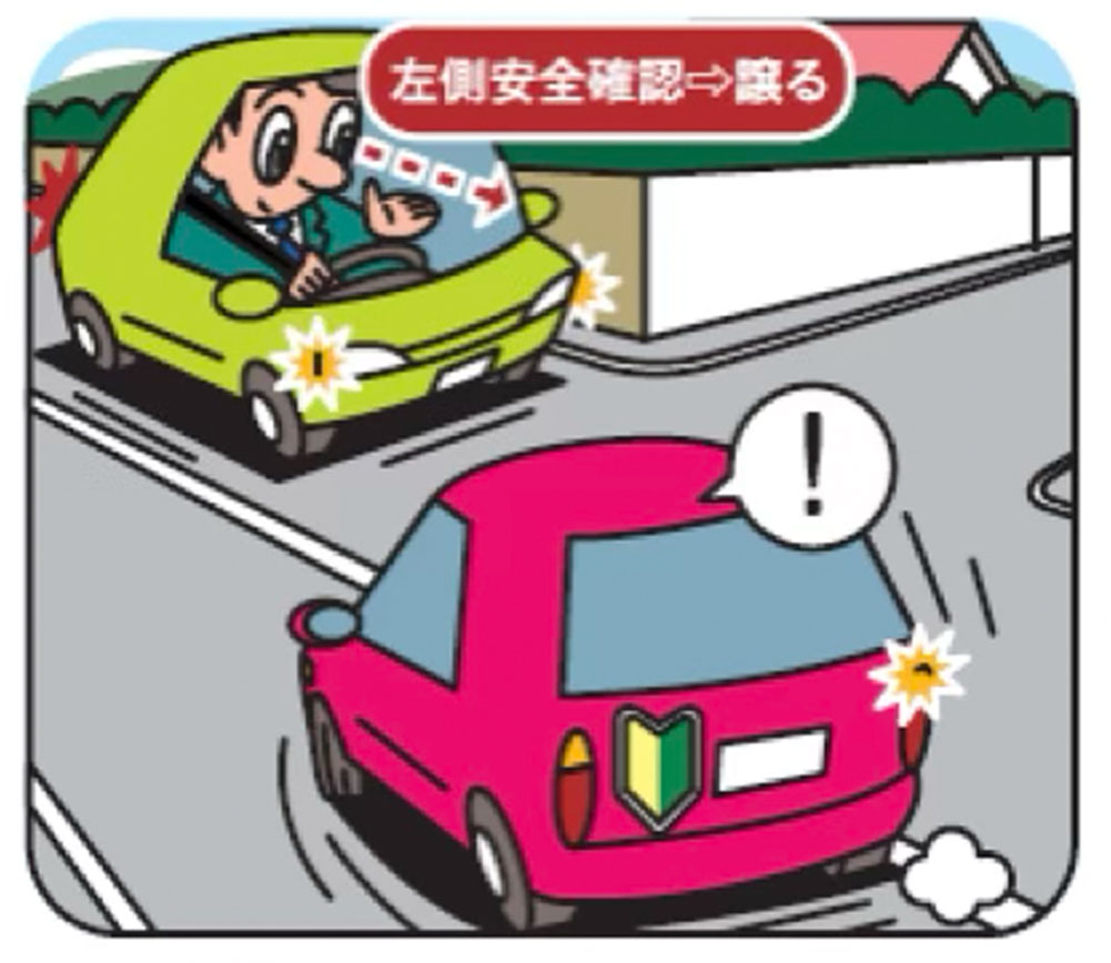 初心運転者標識表示自動車への配慮