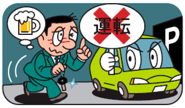 少しでも酒気を帯びていたら運転しないことを徹底していますか？