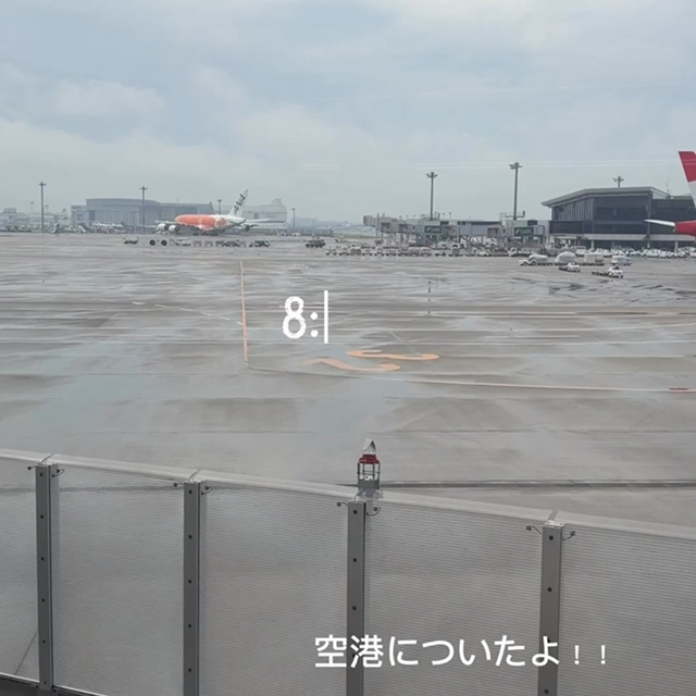 初Vlog✌️㊗️🍫🧇優しく見守ってください😘🧇🍫この景色、どこの国か予想してみてね！！👀✨