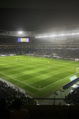 写真：試合風景