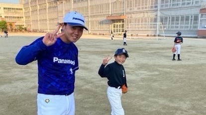 画像：野球教室の様子