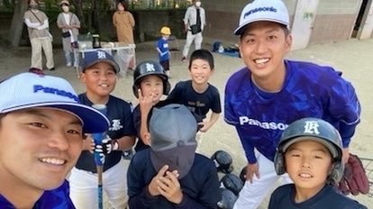 画像：野球教室の様子