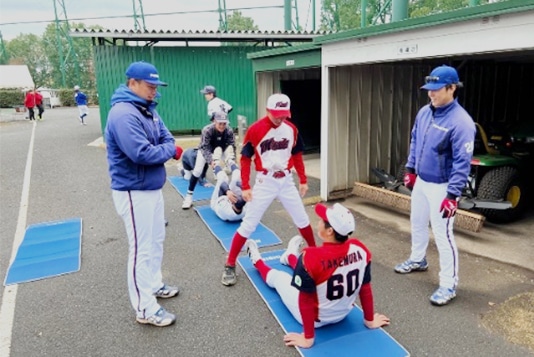 野球教室の様子3