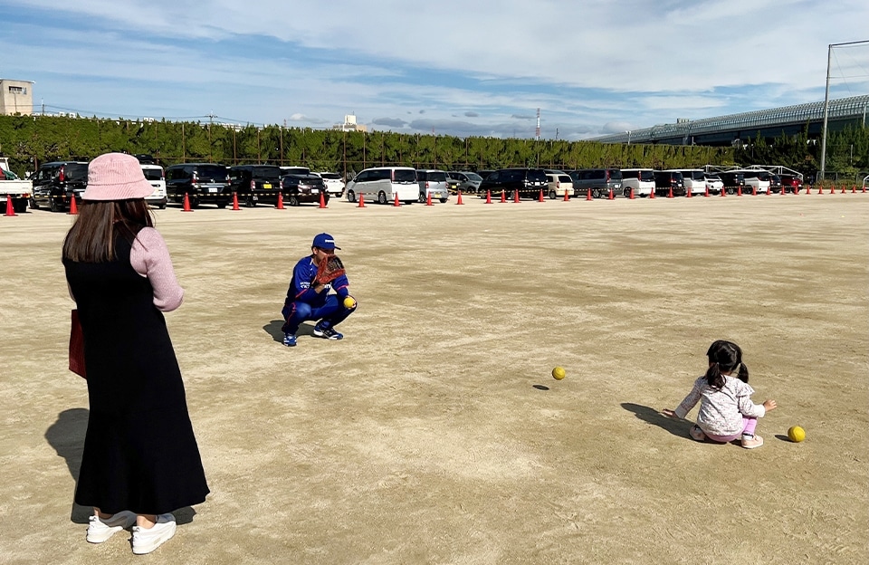 写真：野球体験教室の様子②