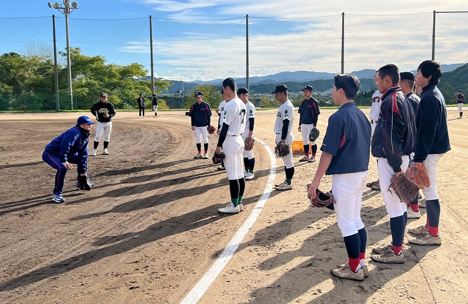 写真：野球体験教室の様子⑥