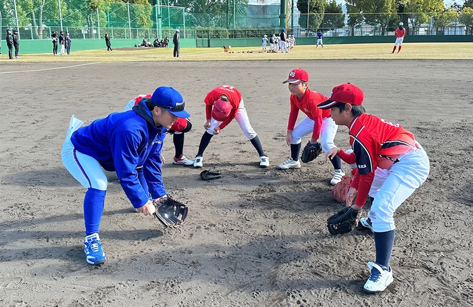 写真：野球体験教室の様子②