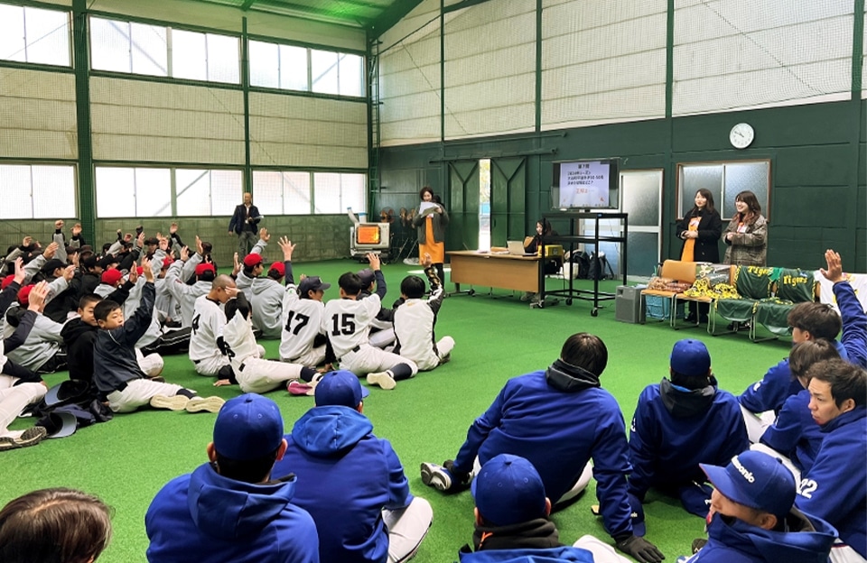 オリジン東秀株式会社の「食育教室」の様子 その1