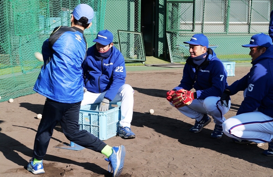 子どもLOBBY主催野球教室の様子 その2