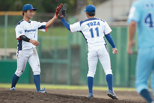 画像：藤井健選手、與座選手