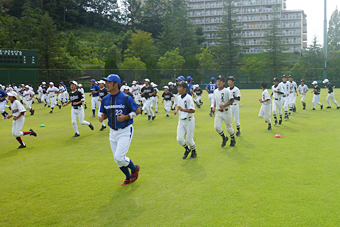 参加者全員でのランニング