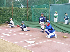 交野市野球教室開催