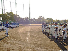 交野市野球教室開催