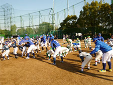 交野市野球教室開催