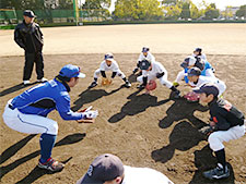 交野市野球教室開催