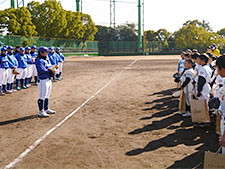 交野市野球教室開催