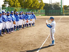 交野市野球教室開催