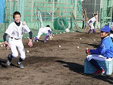 画像：冬場のトレーニング1